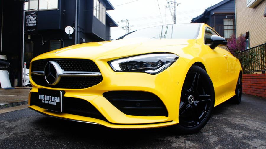 キャリパー塗装施工事例：ベンツCLAシューティングブレーク　キャリパー塗装COLOR:#001 Italian losso solid　ホイール塗装：半艶ブラック IMG9_1930_Yc5I5Q_sub6.jpg