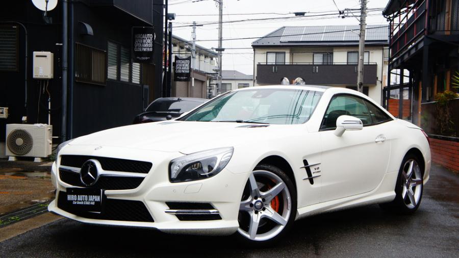 ベンツSL550　キャリパー塗装COLOR:#030 Royal art pearl orange gold