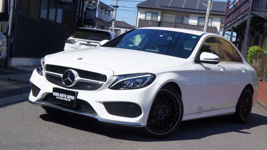 ベンツCクラス　キャリパー塗装COLOR:#010 premiun rouge candy red