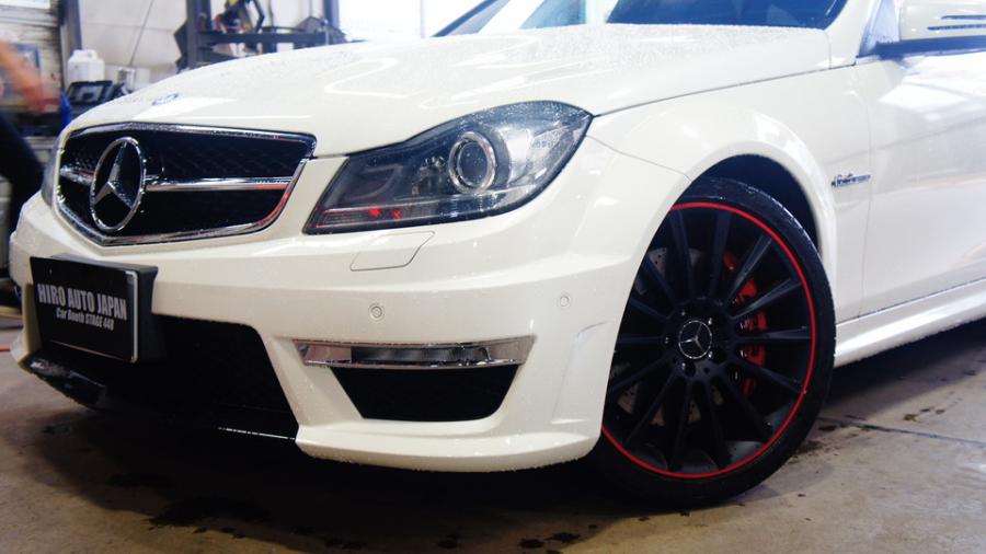 キャリパー塗装施工事例：ベンツC63AMG　キャリパー塗装COLOR:#001 Italian losso solid IMG9_1993_2R84yX_sub2.jpg