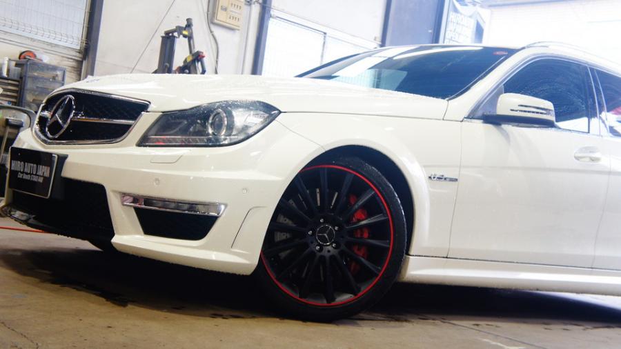 キャリパー塗装施工事例：ベンツC63AMG　キャリパー塗装COLOR:#001 Italian losso solid IMG9_1993_2R84yX_sub8.jpg