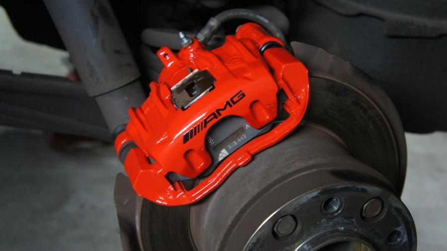 キャリパー塗装施工事例：ベンツG350d　キャリパー塗装COLOR:#001 Italian losso solid IMG9_2035_8kgOU1_sub2.jpg