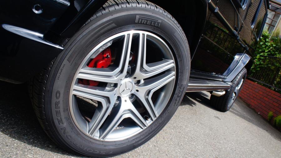 キャリパー塗装施工事例：ベンツG350d　キャリパー塗装COLOR:#001 Italian losso solid IMG9_2035_8kgOU1_sub4.jpg