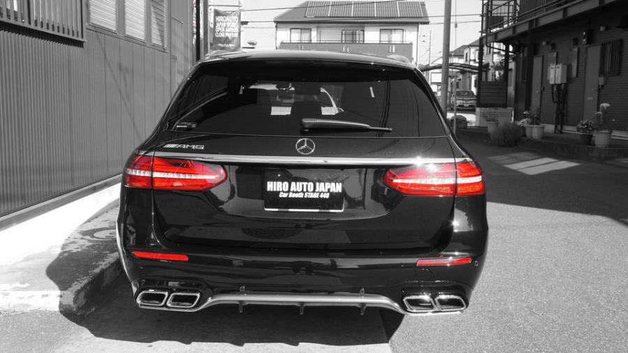 キャリパー塗装施工事例：ベンツE220d　キャリパー塗装COLOR:#030 Royal art pearl orange gold　リアディフューザー取付 IMG9_2062_METRdG_sub7.jpg