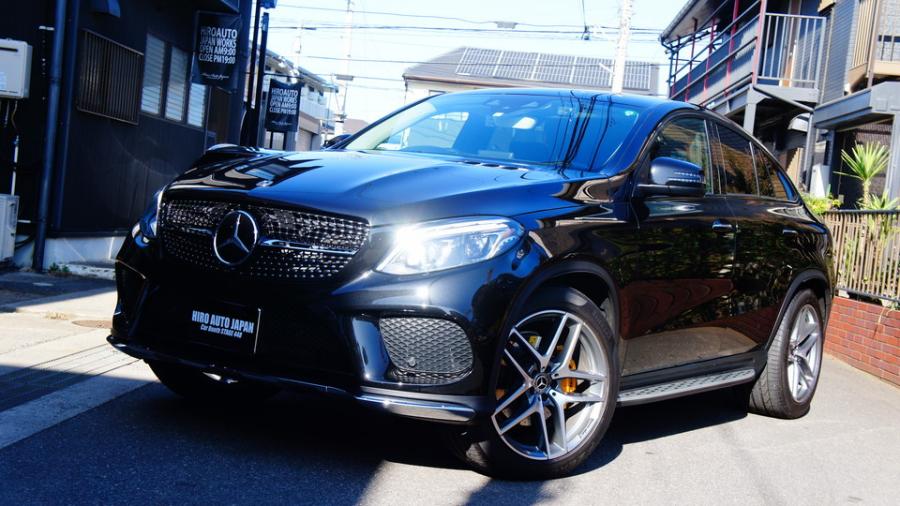 ベンツGLEクーペ　キャリパー塗装COLOR:#003 Tokyo midnight gold　ローダウンH＆R