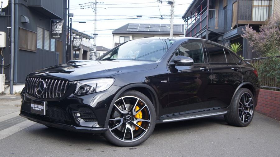 ベンツGLC43AMGクーペ　キャリパー塗装COLOR:#021 california sunshinne yellow