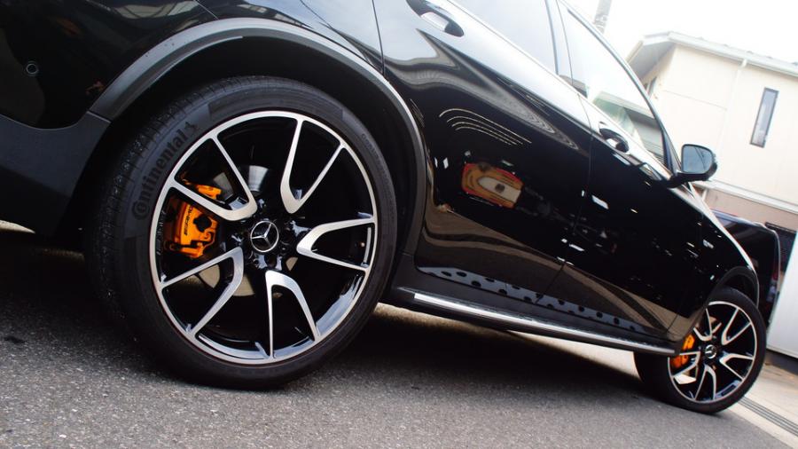 キャリパー塗装施工事例：ベンツGLC43AMGクーペ　キャリパー塗装COLOR:#021 california sunshinne yellow IMG9_2080_WqwbUe_sub9.jpg