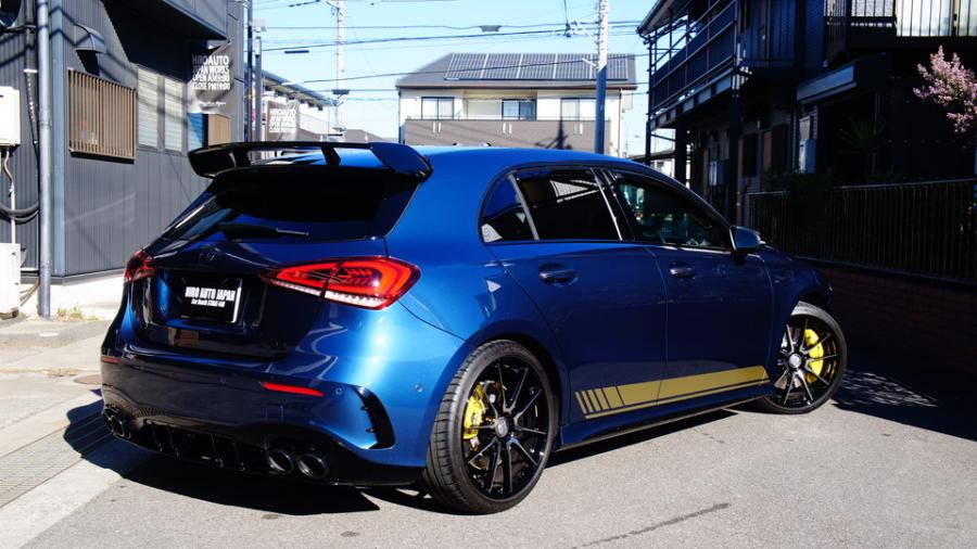 キャリパー塗装施工事例：ベンツA35AMG　キャリパー塗装COLOR:#020 hawaiian passion yellow IMG9_2081_RKf5st_sub13.jpg