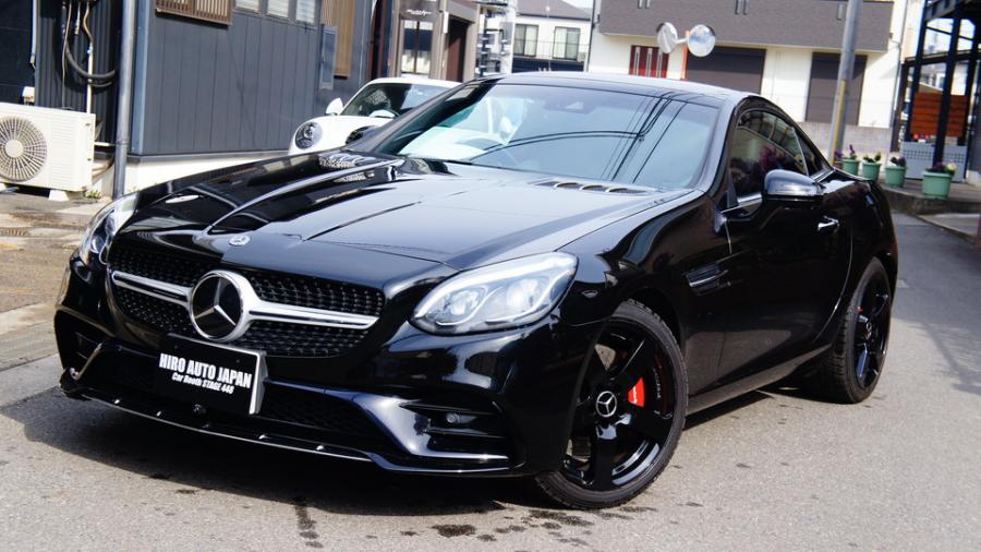 ベンツSLC　キャリパー塗装COLOR:#001 Italian losso solid　スペーサー装着