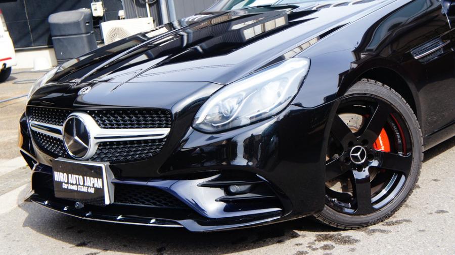 キャリパー塗装施工事例：ベンツSLC　キャリパー塗装COLOR:#001 Italian losso solid　スペーサー装着 IMG9_2100_hcIA0o_sub4.jpg