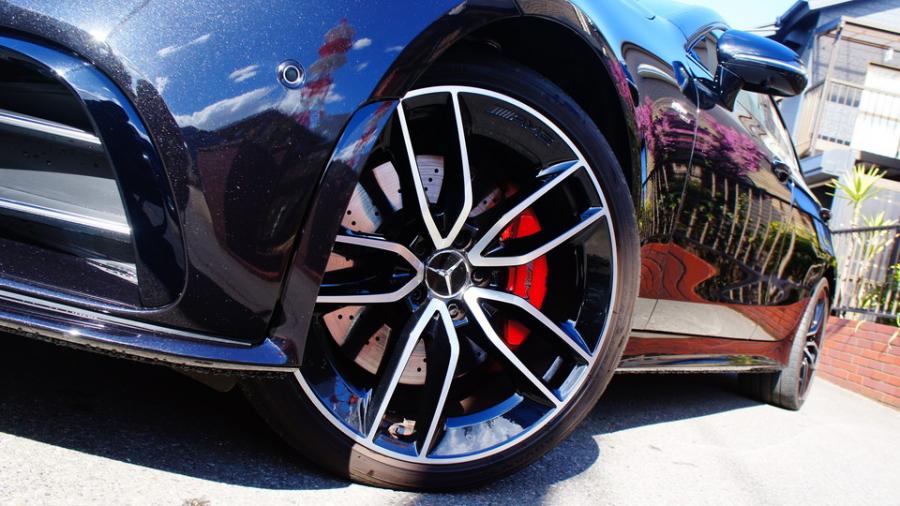 キャリパー塗装施工事例：ベンツCLS53AMG　キャリパー塗装COLOR:#001 Italian losso solid IMG9_2104_yDD5CO_sub4.jpg