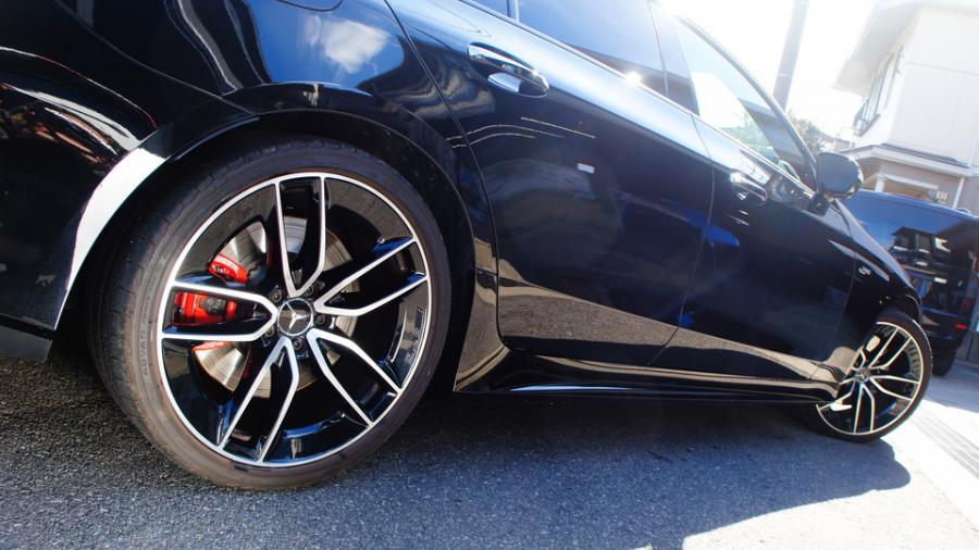 キャリパー塗装施工事例：ベンツCLS53AMG　キャリパー塗装COLOR:#001 Italian losso solid IMG9_2104_yDD5CO_sub9.jpg