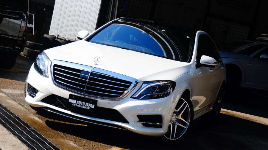 ベンツS400h　キャリパー塗装COLOR:#001 Italian losso solid