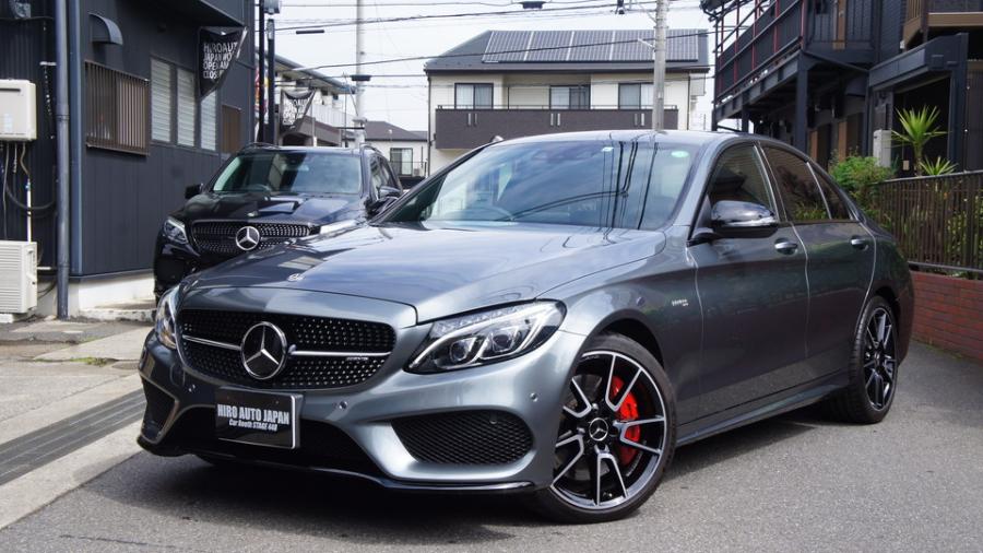 ベンツC43AMG　キャリパー塗装　COLOR:#001 Italian losso solid