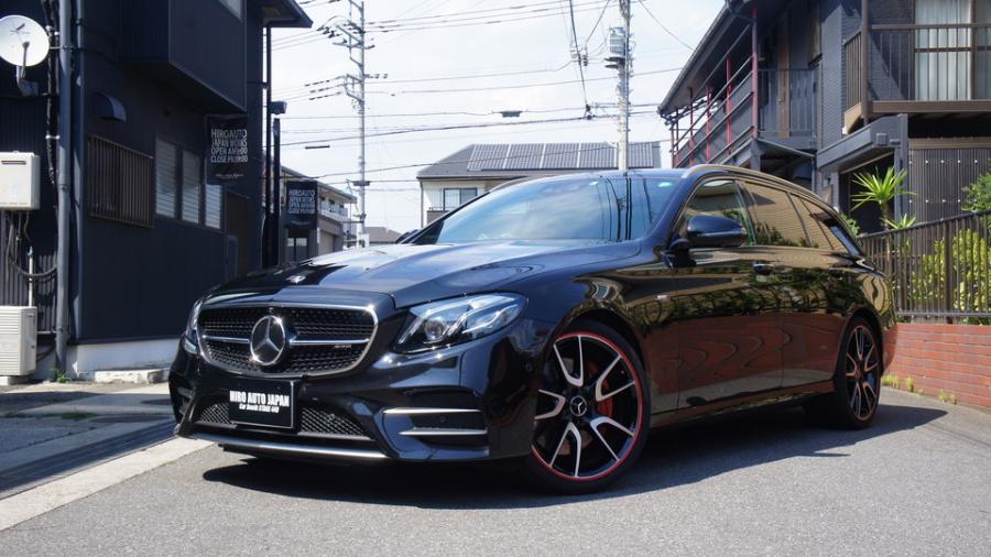 ベンツE53AMG　キャリパー塗装　COLOR:#001 Italian losso solid