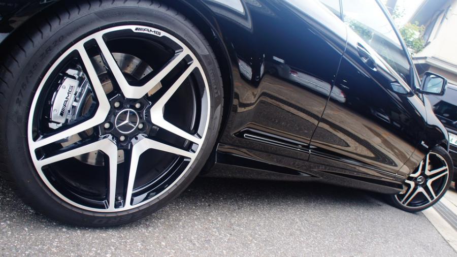 キャリパー塗装施工事例：ベンツCL63AMG　キャリパー塗装COLOR:#052 Premium platinum silver IMG9_2161_C0Sb7m_sub6.jpg