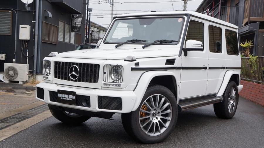 ベンツW463　キャリパー塗装COLOR:#003 Tokyo midnight gold