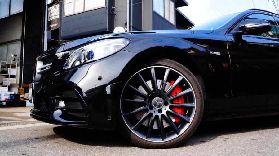 キャリパー塗装施工事例：ベンツC43AMG　キャリパー塗装COLOR:#001 Italian losso solid IMG9_2223_xLiJON_sub2.jpg