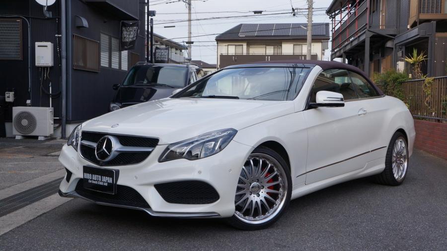 ベンツEクラスカブリオレ　キャリパー塗装COLOR:#001 Italian losso solid