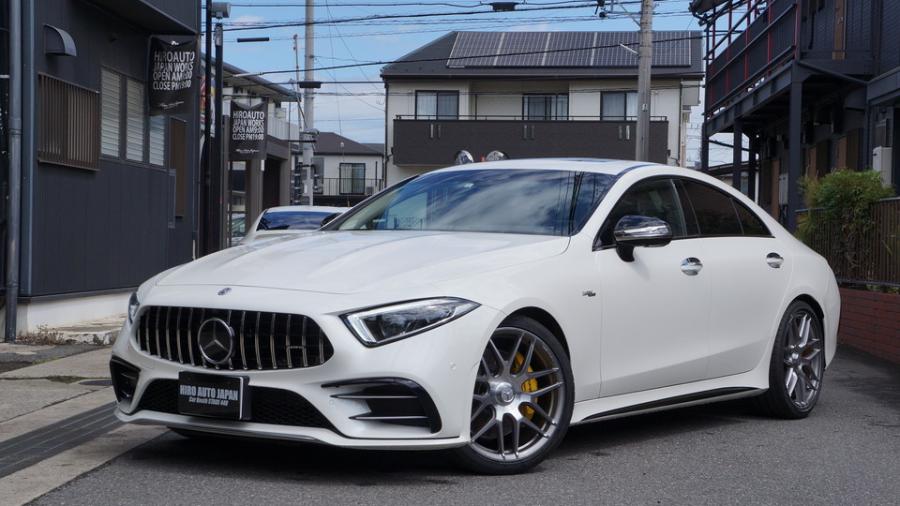 ベンツCLS53AMG　キャリパー塗装＆ローター塗装COLOR:#002 giallo modena、#004 Blast light gray metalic