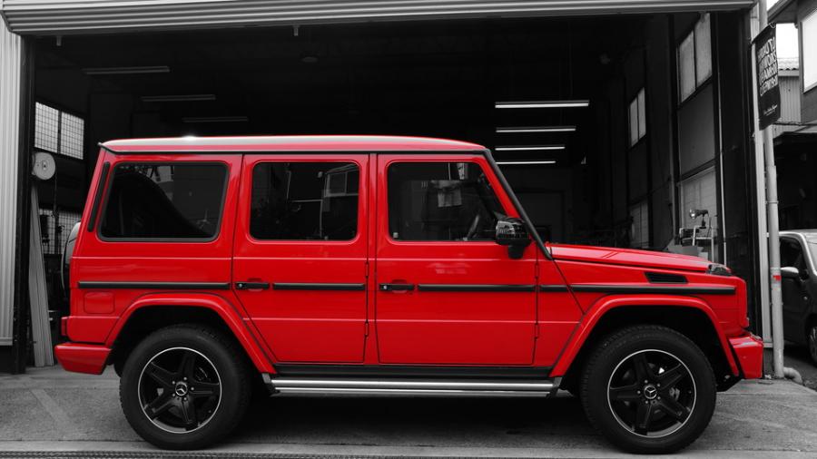 キャリパー塗装施工事例：ベンツGクラス　キャリパー塗装COLOR:#055 Super shining silver metal finish IMG9_2317_cs5GR2_sub5.jpg