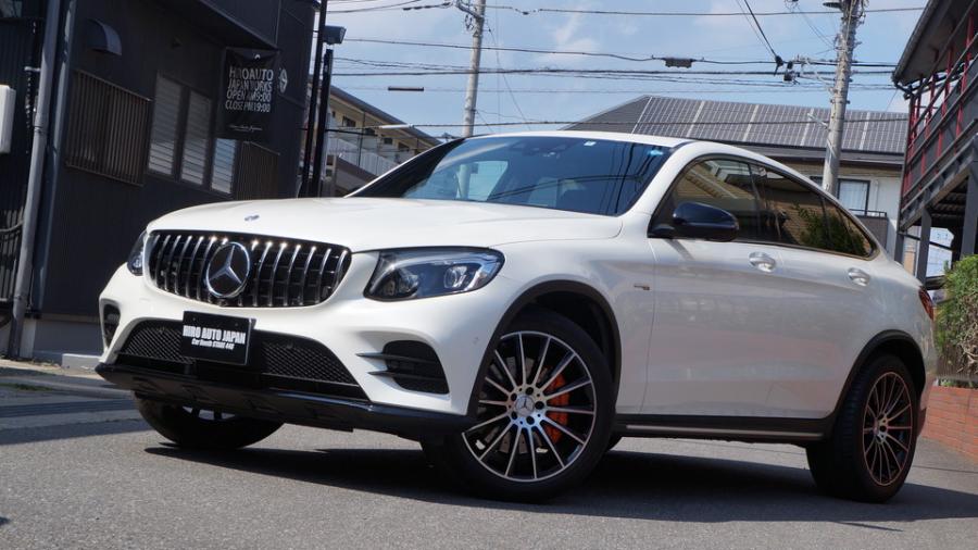 ベンツGLC43クーペ　キャリパー塗装COLOR:#1110 Valencia premium orange