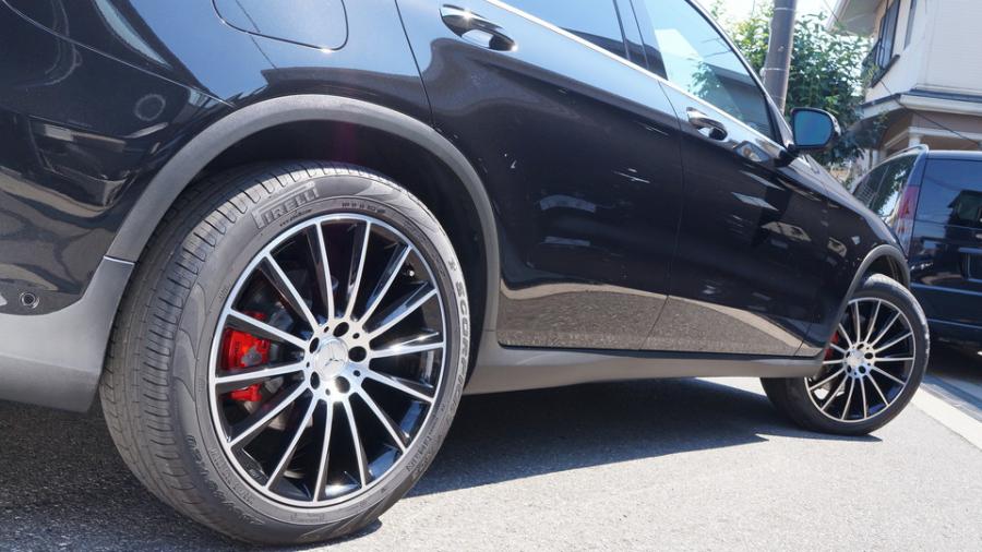 キャリパー塗装施工事例：ベンツGLC43AMG　キャリパー塗装COLOR:#001 Italian losso solid IMG9_2329_C30kmi_sub6.jpg