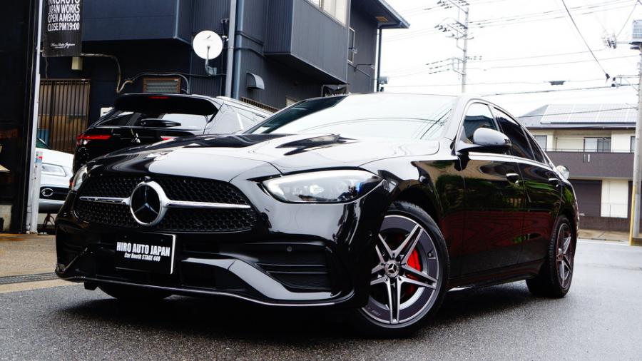 ベンツC220d　キャリパー塗装COLOR:#001 Italian losso solid