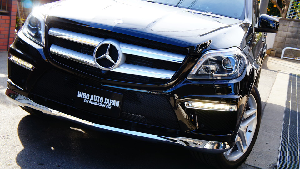 ベンツGL350 BLUETEC　塗装色：#001 Italian losso solid