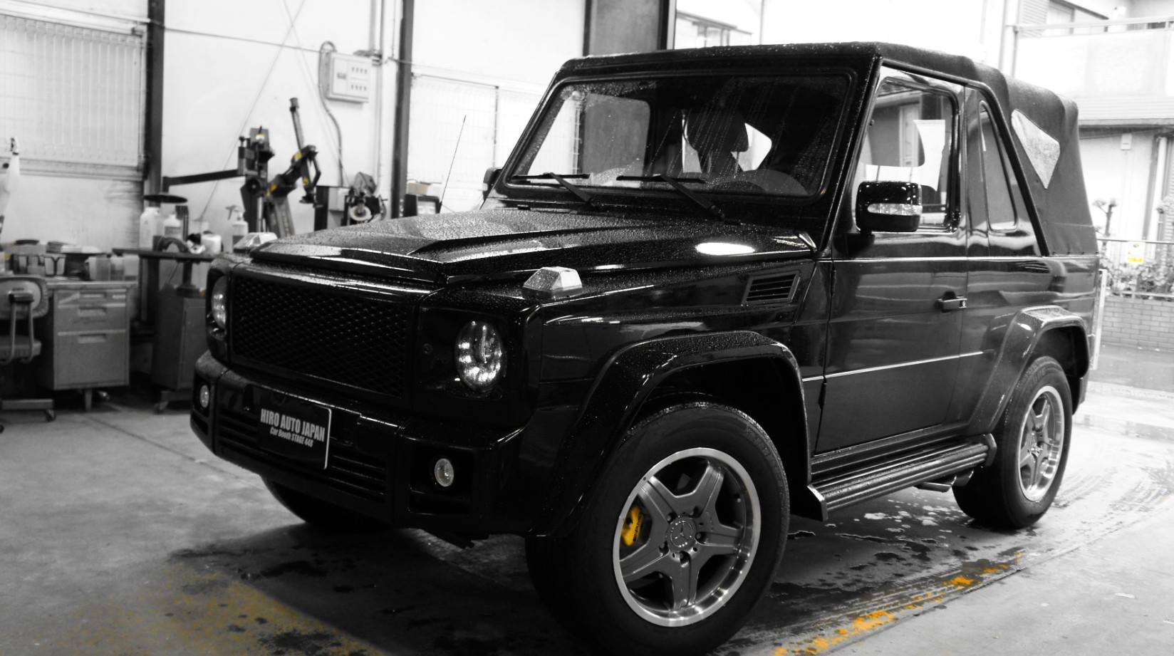 キャリパー塗装施工事例：Mercedes-Benz AMG G55 Cabrioletキャリパー塗装＆LOGO★COLOR:giallo modena #002 IMG9_812_2MzROG_sub5.jpg