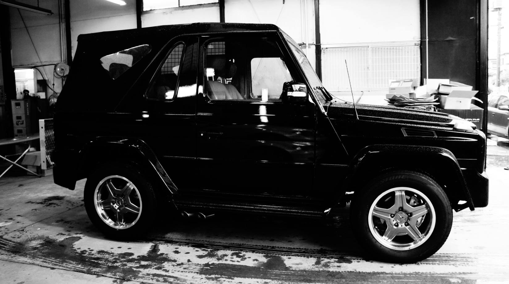 キャリパー塗装施工事例：Mercedes-Benz AMG G55 Cabrioletキャリパー塗装＆LOGO★COLOR:giallo modena #002 IMG9_812_2MzROG_sub6.jpg