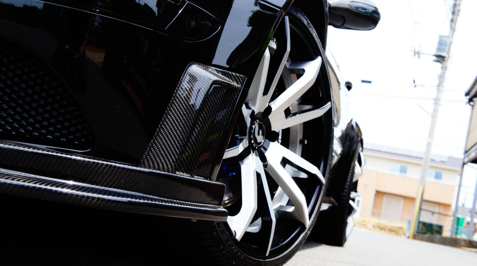 キャリパー塗装施工事例：Benz CLK63AMG Black Seriesキャリパー塗装＆ローター塗装＆LOGO★キャリパーCOLOR:hyper metallic black#009、ローターCOLOR:deep marine flake blue#067 IMG9_814_djBoNb_sub11.jpg