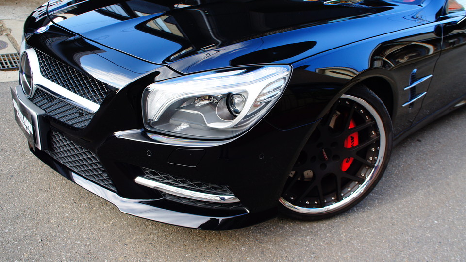 ベンツR231 SL純正キャリパー塗装　COLOR:#001 Italian losso solid