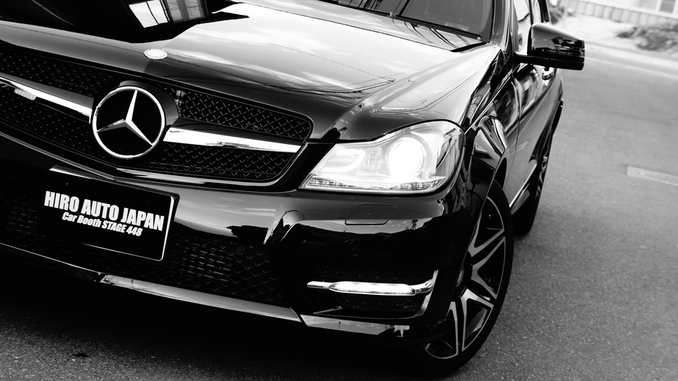 キャリパー塗装施工事例：ベンツW204Cクラス純正キャリパー塗装　COLOR：#001 Italian losso solid、ローター塗装　COLOR:#005 deep coal black　ローター加工RrのみType:DD IMG9_960_JdzKi5_sub3.jpg