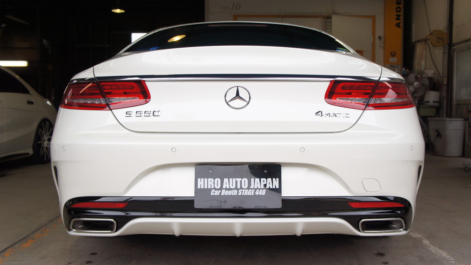 キャリパー塗装施工事例：ベンツＣ217Ｓクラスクーペ純正キャリパー塗装　ＣＯＬＯＲ：#001 Italian losso solid IMG9_993_KLToN6_sub6.jpg